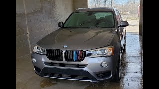 BMW F25 X3 Cleaning and Carbon interior trim install [upl. by Gine]