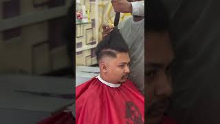 Unique hair salon  long hair transformation to small hair  fade hair style [upl. by Bo]