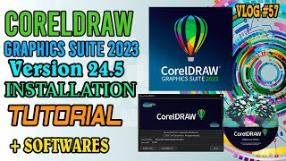 CORELDRAW GRAPHIC SUITE 2023 VERSION 245 FULL INSTALLATION TUTORIAL  SOFTWARE [upl. by Araf372]