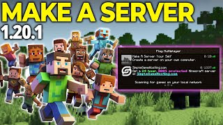 How To Make a Server in Minecraft 1201 [upl. by Erl547]