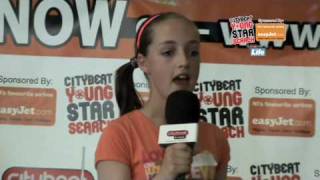 Citybeat Young Star Search 2009 with easyjet Northcott Shopping Centre  Connie Lindsay [upl. by Hamirak]