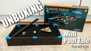 Mini Pool Table Unboxing  KeneHok [upl. by Aicaca919]