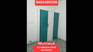 തൃശ്ശൂരിൽ BEST MODULAR KITCHEN 9400490326  HOME INTERIOR DESIGNER  LOW COST WPC  MULTIWOOD kitc [upl. by Thissa]