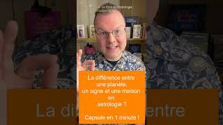 Planète dans un signe et une maison 1  LASTROLOGIE EN 1 MINUTE 😱 [upl. by Therron737]