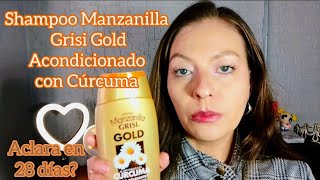 Shampoo Manzanilla Grisi Gold Acondicionado con Cúrcuma [upl. by Amend]