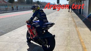 aragon test 2021 Dominique aegerter  ten kate racing [upl. by Ethbun]