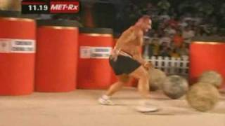 Worlds Strongest Man 2005  Atlas Stones Mariusz vs Jesse [upl. by Durrej]