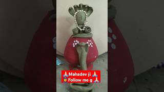 Mahadev ji clay art 2024mahakal mahadev mahakalstatus bolenathstatus bole mahakal ji [upl. by Danit]