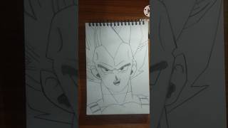 Vegeta free hand 🎨🔥🔥🔥🔥 anime art [upl. by Ayaladnot]