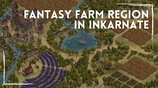 Fantasy Farming Region Map Inkarnate  Speed Build [upl. by Anel]