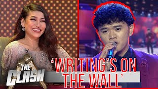 IMPRESSIVE Vilmark Viray showcases his magical voice with Writings On The Wall  The Clash 2021 [upl. by Stilwell135]