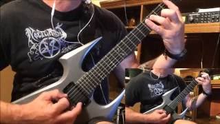 ROTTING CHRIST  Archon guitar cover Lead and Rhythm [upl. by Gilead208]