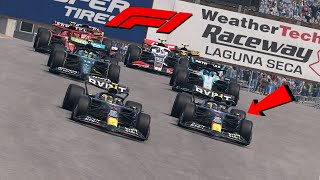 CAN F1 RACE AT LAGUNA SECA [upl. by Eisiam]