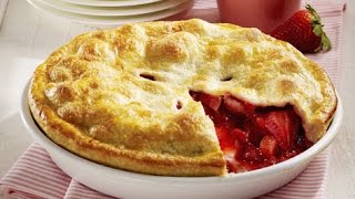 STRAWBERRY PIE RECIPE [upl. by Anetsirhc]