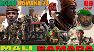 RADIO BAMAKO 24 08 11 2024 MALI [upl. by Ahsikat185]