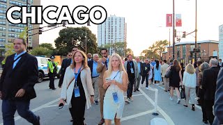 Chicago 2024 DNC Convention  Protesters amp Attendees  1st Day on MondayAugust 19 2024 [upl. by Allison]