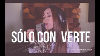 Sólo con verte  Banda MS Carolina Ross cover En Vivo Sesión Estudio [upl. by Hceicjow]