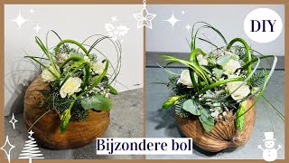 Bijzonder luxe bol 🎄✨ Kerstbloemstuk 3  Cursus Bloemschikken 193  Carlein Tukkers [upl. by Eiboh]