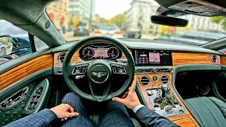 2022 Bentley Continental GT V8  40l V8 542 bhp   POV Test Drive  part 2 [upl. by Eimmas204]