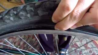 Straightening an old Bicycle Rim without a Nipple Wrench [upl. by Fidelio610]