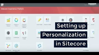 Setting Up Personalization in Sitecore [upl. by Odella300]