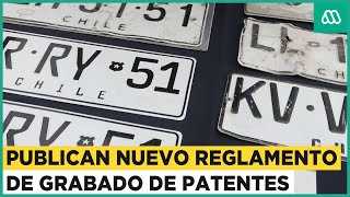 Publican reglamento de grabado de patentes Deben estar en vidrios y espejos del auto [upl. by Nauj]