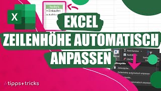 Excel Zeilenhöhe automatisch anpassen – so klappts [upl. by Elsi732]