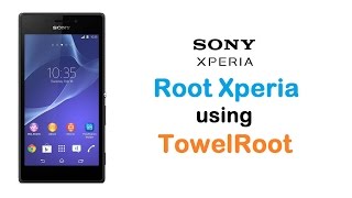 Root Sony Xperia  using TowelRoot [upl. by Akemor]