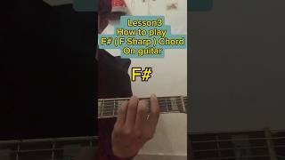 How to play F Sharp  F  Chord on guitar  guitar lessons chord [upl. by Ennoval921]