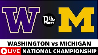 WASHINGTON VS MICHIGAN LIVE  CFP National Championship Game Score JAN 08 2024 [upl. by Grannia568]