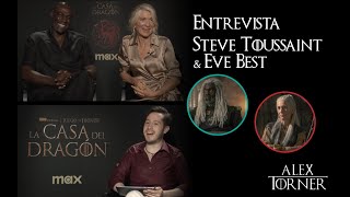 Entrevista a Eve Best y Steve Toussaint Rhaenys Targaryen amp Corlys Velaryon  La Casa del Dragón [upl. by Orestes]