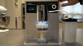 Melitta CAFFEO CI Demonstration Latte Macchiato und Espresso [upl. by Nyrac]