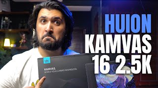 Trying a HUION Kamvas Tablet for the FIRST Time Huion Kamvas 16 Pro 25k review [upl. by Eiramaneet]