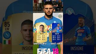 🇮🇹🤌 LORENZO INSIGNE worst vs best card in EVERY FIFA 1324⚽ fifa eafc24 fc24 insigne [upl. by Acir]