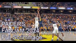 Indiana Pacers Fan Jam Scrimmage 2024  Part 1 [upl. by Ynttirb413]