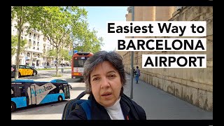 The EASIEST Way to Get to BARCELONA AIRPORT [upl. by Patrice]