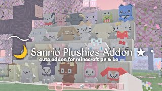 Sanrio Plushies Addon for mcpe 119  120 🌷 [upl. by Silvers]