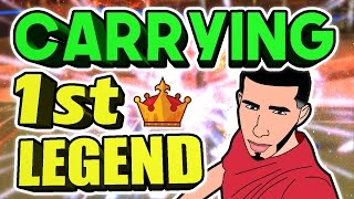 CARRYING 1st LEGEND • I HAVE NO DEFENSE • IM NOT A DRIBBLE GAWD • NBA 2K17 [upl. by Atrebla]