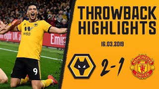 What an atmosphere  Wolves 21 Manchester United  2019 FA Cup Highlights [upl. by Reh]