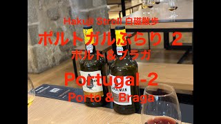 ポルトガルぶらり ２ Portugal2  ポルト＆ブラガ Porto amp Braga アズレージョ、ドン・ルイスⅠ世橋、ポルトワイン、azulejo  porto wine [upl. by Lyj]