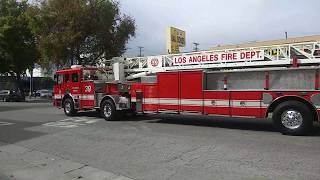 LAFD Light Force 39 Responding [upl. by Steep]