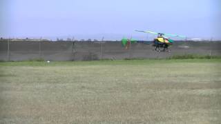 Finless Bob orientation challenge 1 trex 450 pro rc helicopter [upl. by Eugenius]