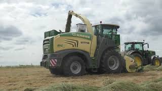 Silage 2024 Dennehy Harvesting Krone Big X 630 [upl. by Etterual]