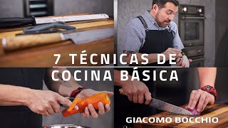 TE VOY A ENSEÑAR 7 TÉCNICAS CULINARIAS QUE TODO COCINERO DEBE SABER  GIACOMO BOCCHIO [upl. by Yuh]