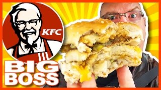 KFC ★ BIG BOSS ★ Sandwich and BigBox Review  Drive Through Test [upl. by Atig993]