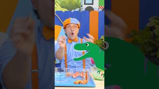 Blippi gets MAD😡 Try and try again to find the HIDDEN Slime Dinosaur 🦖 blippi shorts [upl. by Ethbun]