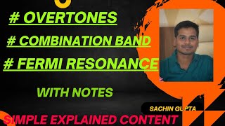 OVERTONES l COMBINATION BAND l FERMI RESONANCE l IR SPECTROSCOPYSPECTROSCOPYOVERTONEFERMIRESONACE [upl. by Merwyn]