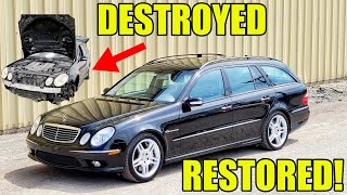 Restoring A Rare Mercedes E55 AMG Super Wagon Satisfying 5 Week Transformation Fixing EVERYTHING [upl. by Kalle]