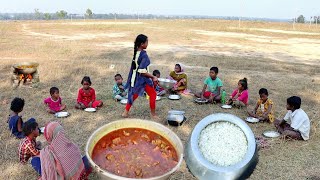 winter season family picnicchicken curry and rice cookingampeating in picnic enjoyrural village [upl. by Butta]