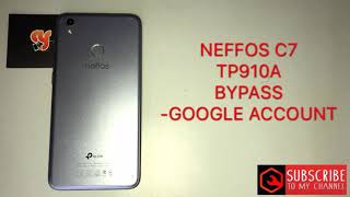 NEFFOS C7TP910A frp bypass v810 google account [upl. by Bury]